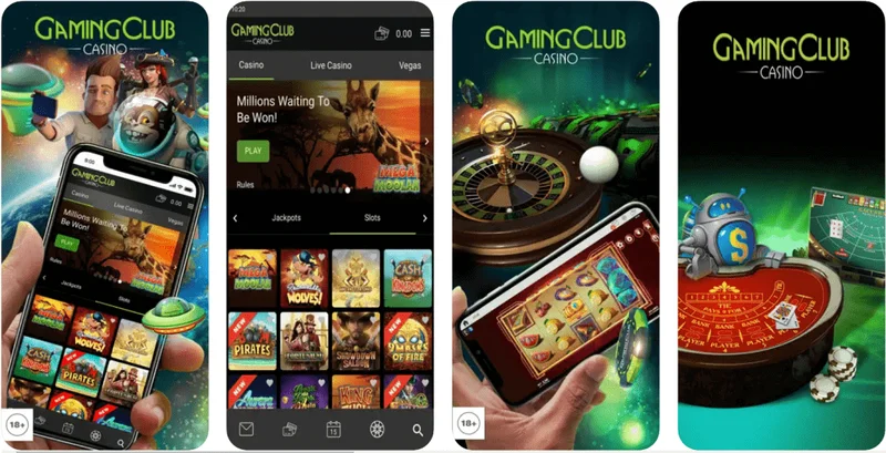 Gaming Club Casino gaming experience